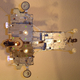 Image for article titled Spaceship Lamp Made of Recycled Computers